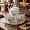  Blanche - Tea Set 1L (4 pax) - Bộ bình trà 1L hoa văn thập niên 80 (The 1980's collection) - Không hộp 