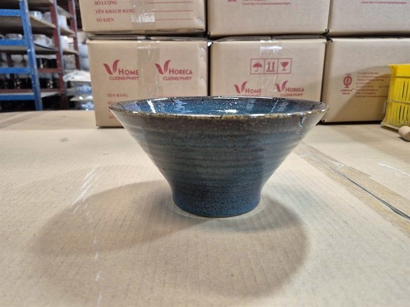  Seaweed - Bowl 20 x 10cm - Tô loe 20 x 10cm xanh rêu kim sa (Sparkling collection) 