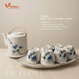  Blanche - Tea Set 1L (6 pax) - Bộ bình trà 1L hoa văn thập niên 80 (The 1980's collection) - Không hộp 