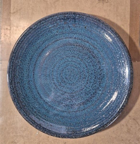  Seaweed - Round Plate 31cm - Dĩa tròn 31cm xanh rêu kim sa (Sparkling collection) 