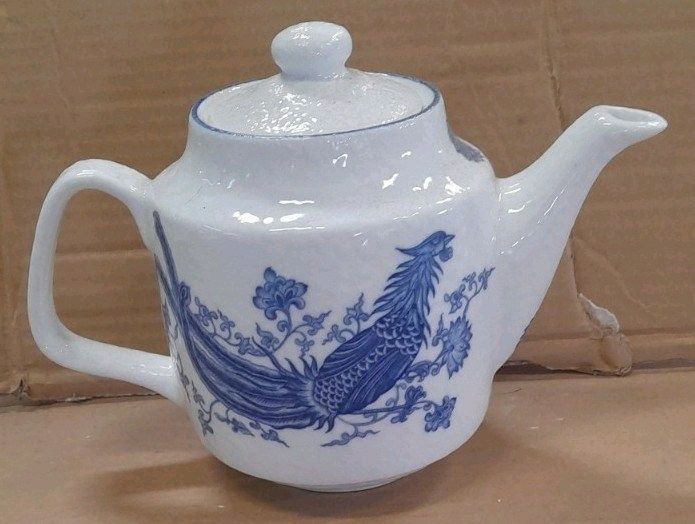  Blanche Neige - Teapot 750ml - Bình trà vuông 750ml tuyết trắng bóng Long Phụng Hòa Minh (Dragon collection) 