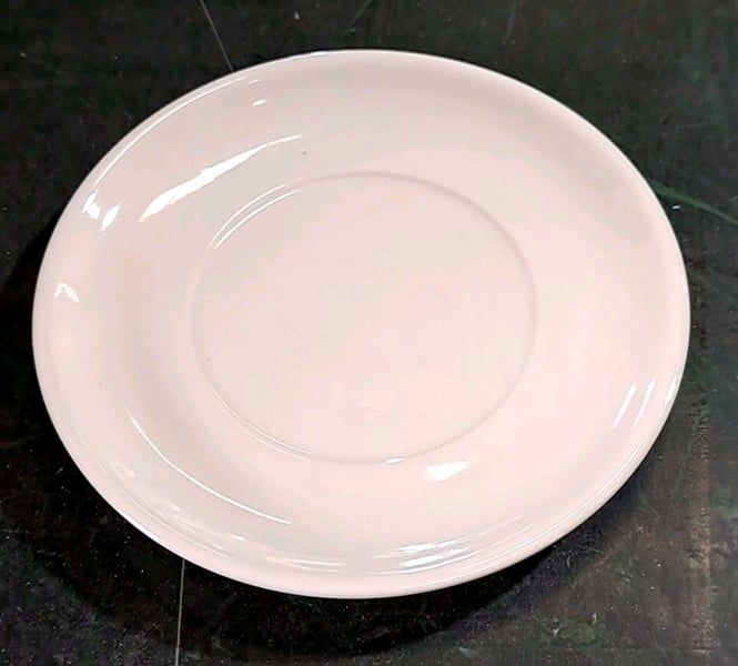  Cream - Saucer 16.5cm - Dĩa lót tách 16.5cm màu kem bóng 