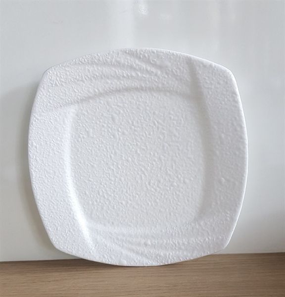  Blanche Neige - Square Plate 30cm - Dĩa vuông 30cm tuyết trắng 