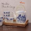  Cream - Tea Set 1L (6 pax) - Bộ bình trà 1L "Mã Đáo Thành Công" 