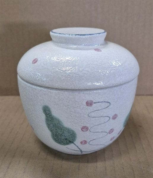  Blanche - Bowl w/ Lid 15.5cm - Thố có nắp 15.5cm phun vẽ lá (Leaf Dance collection) 