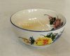 Cream - Round Bowl 20cm - Tô tròn 20cm màu kem hoa mẫu đơn (Peony collection)