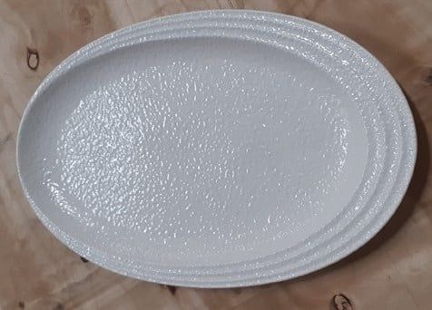  Blanche Neige - Oval Plate 40 x 26cm - Dĩa oval 40 x 26cm tuyết trắng 
