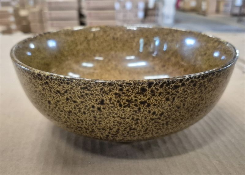  Avocado - Round Bowl 20cm - Tô tròn 20cm xanh bơ kim sa (Sparkling collection) 