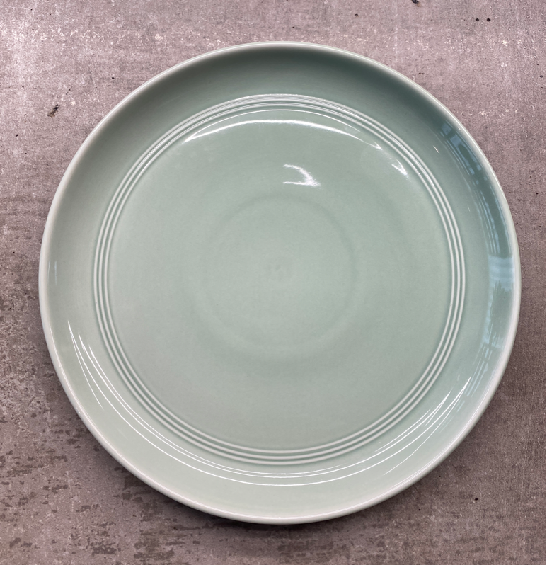 Ariel - Round Plate 20cm - Dĩa tròn vành 20cm xanh ngọc 