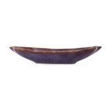  Ombré - Oval Plate 40 x 21.5cm - Dĩa oval dúng cánh sen 40 x 21.5cm nâu trầm 