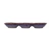  Ombré - 3-compartment Sauce Dish 23 x 9cm - Chén chấm sen 3 ngăn 23 x 9cm nâu trầm 