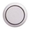 Blanche - Round Plate 18cm - Dĩa tròn vành 18cm lộc phát bắt chỉ nâu đồng viền trong lòng