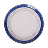  Blanche - Round Plate 28cm - Dĩa tròn vành 28cm lộc phát vành xanh dương lòng trắng 