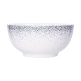  Cream - Round Bowl 18cm - Tô tròn 18cm màu kem phun lòng đen 