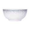 Cream - Round Bowl 18cm - Tô tròn 18cm màu kem phun lòng đen