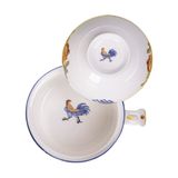  Bowl w/ Lid 13cm - Thố có nắp có quai 13cm Sắc Màu Thôn Quê (Le Coq collection) 