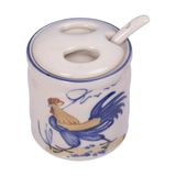  Cream - Condiment Pot w/ Lid 6.7 x 7cm - Hũ gia vị 6.7 x 7cm Sắc Màu Thôn Quê (Le Coq collection) 