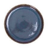  Seaweed - Round Plate 18cm - Dĩa tròn vành 18cm xanh rêu kim sa (Sparkling collection) 