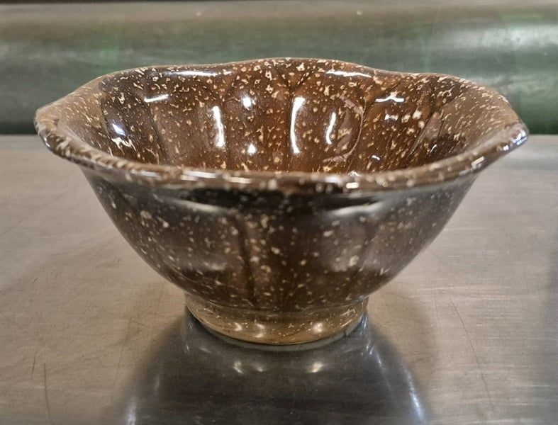  Ombré - Rice Bowl 13 x 6.2cm - Chén cơm sen 13 x 6.2cm nâu trầm kim sa (Sparkling collection) 