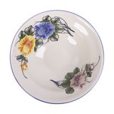  Cream - Bowl 17.5cm - Bát chiết yêu 17.5cm màu kem hoa mẫu đơn (Peony collection) 