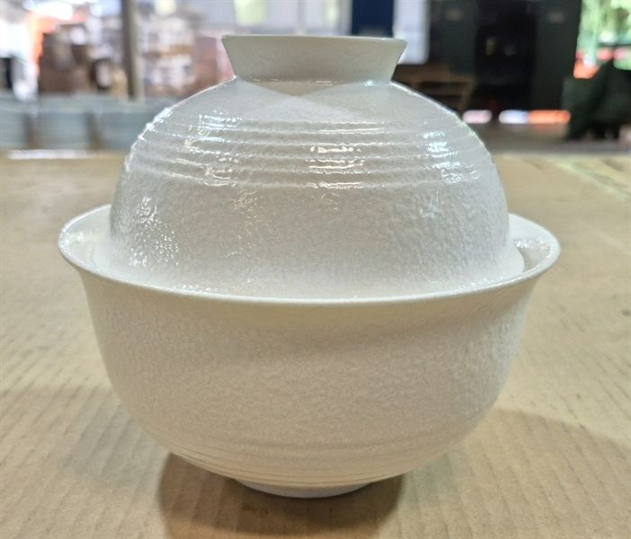  Blanche Neige - Bowl w/ Lid w/o Handle 16cm - Thố có nắp không quai 16cm tuyết trắng bóng 