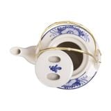  Cream - Teapot 1 lít - Bình trà 1 lít màu kem "Mã Đáo Thành Công" 