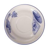  Cream - Saucer 14cm - Dĩa lót tách bầu 14cm The Nón Lá (Bonjour Vietnam collection) 