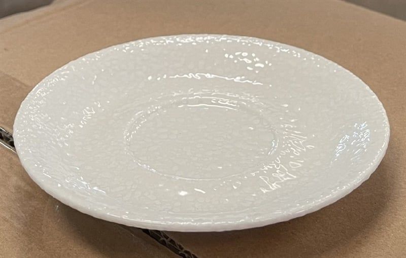  Blanche Neige - Saucer 11.5cm - Dĩa lót tách trà vuông 11.5cm tuyết trắng bóng 