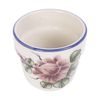  Cream - Tea Cup 140ml - Ly trà đứng 140ml màu kem hoa mẫu đơn hồng (Peony collection) 