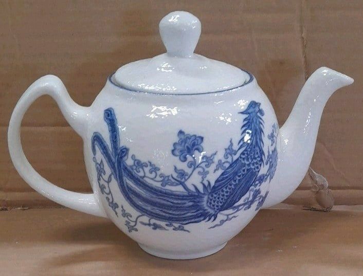  Blanche Neige - Teapot 650ml - Bình trà tròn 650ml tuyết trắng bóng Long Phụng Hòa Minh (Dragon collection) 