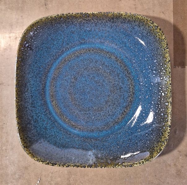  Seaweed - Plate 26 x 4cm - Dĩa 26 x 4cm xanh rêu kim sa (Sparkling collection) 