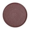  Terracotta - Round Flat Plate 30cm - Dĩa tròn vành đứng 30cm tử sa phun kem tàn ong 