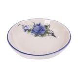  Cream - Sauce Dish 9.5 x 2cm - Chén chấm 9.5 x 2cm màu kem hoa mẫu đơn xanh (Peony collection) 