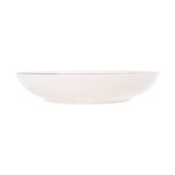  Cream - Round Coupe Plate 20cm - Dĩa ảo 20cm màu kem hoa mẫu đơn (Peony collection) 