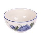  Cream - Rice Bowl 11.5 x 6cm - Chén cơm 11.5 x 6cm màu kem hoa mẫu đơn xanh dương (Peony collection) 