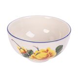  Cream - Rice Bowl 11.5 x 6cm - Chén cơm 11.5 x 6cm màu kem hoa mẫu đơn vàng (Peony collection) 
