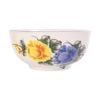 Cream - Round Bowl 18cm - Tô tròn 18cm màu kem hoa mẫu đơn (Peony collection)