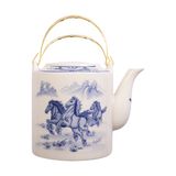  Cream - Tea Set 1L (6 pax) - Bộ bình trà 1L "Mã Đáo Thành Công" 