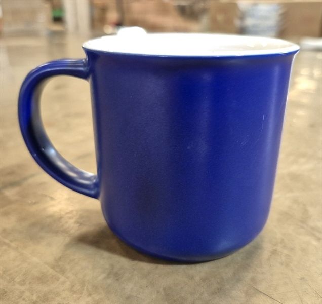  Mug 260ml - Ca đứng 260ml xanh dương lòng trắng 