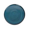 Seaweed - Round Flat Plate 30cm - Dĩa tròn vành đứng 30cm xanh rêu