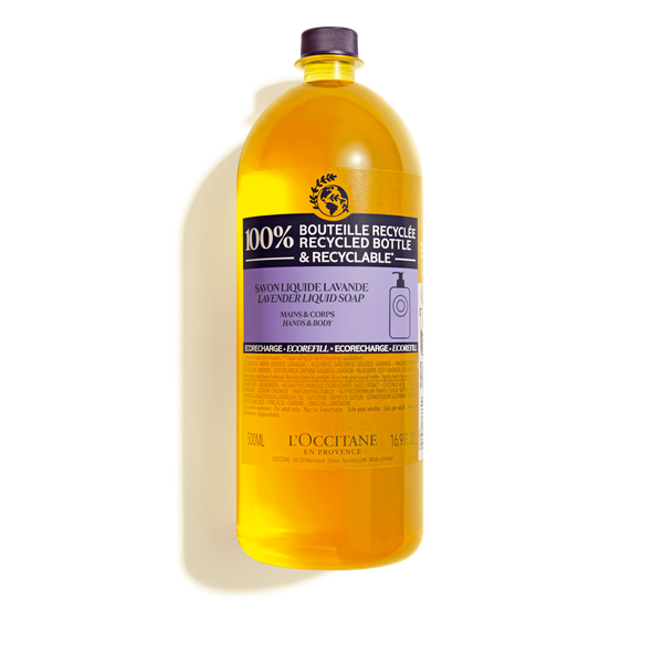  Chai Eco-Refill Xà Phòng Tắm & Rửa Tay Bơ Đậu Mỡ Hương Hoa Oải Hương 