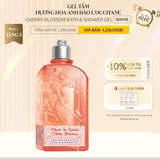  Gel Tắm Hương Hoa Anh Đào L'Occitane Cherry Blossom Bath & Shower Gel 250ml/ 500ml 