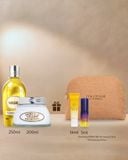 Bộ Dầu Tắm Hạnh Nhân và Kem Dưỡng Ẩm Săn Chắc Da Hạnh Nhân