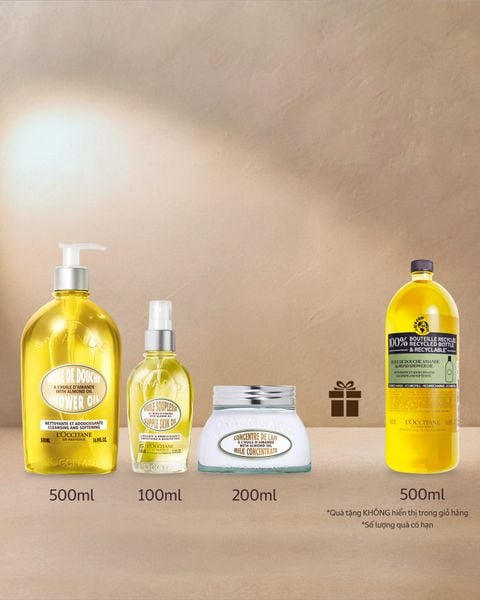 Bộ Chăm Sóc Cơ Thể Hạnh Nhân Toàn Diện