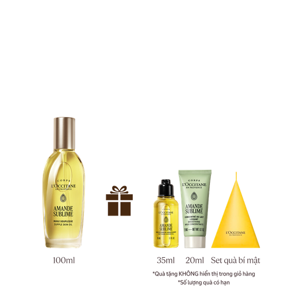 [Phiên Bản Mới] Dầu Dưỡng Thể Hạnh Nhân