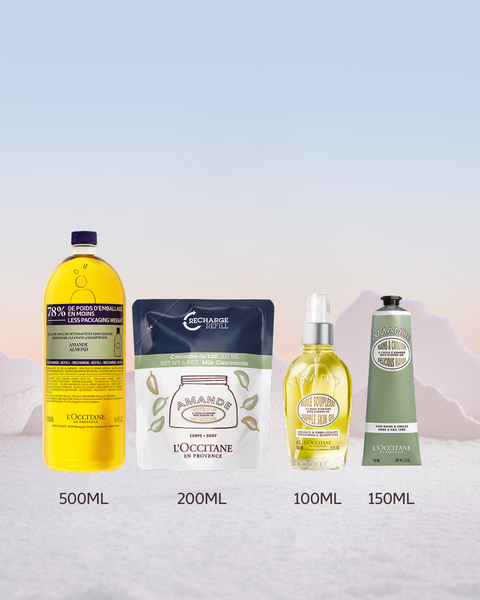  Bộ Chăm Sóc Cơ Thể Hạnh Nhân Refill 