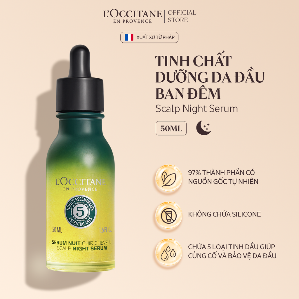 Bộ Dưỡng Da Đầu Ban Đêm Và Tinh Chất Kích Thích Mọc Tóc