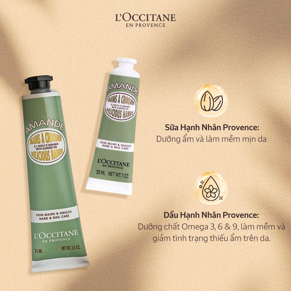 Kem Dưỡng Da Tay Hương Hạnh Nhân