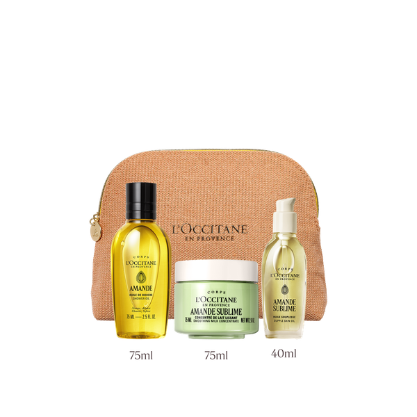 [TRAVEL KIT] CHĂM SÓC CƠ THỂ HẠNH NHÂN