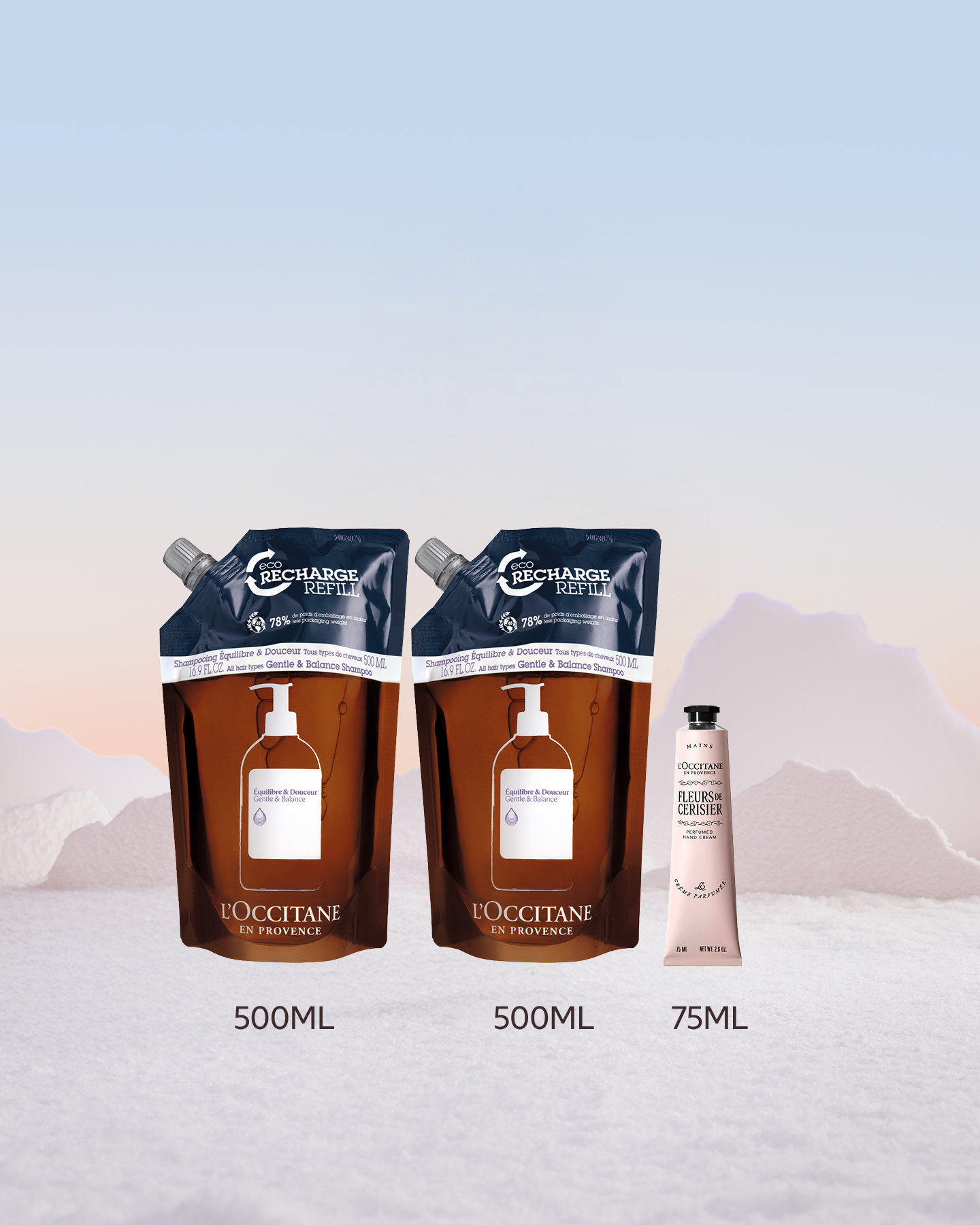  Túi Refill Bộ Gội Xả Cân Bằng Dành Cho Mọi Loại Tóc 